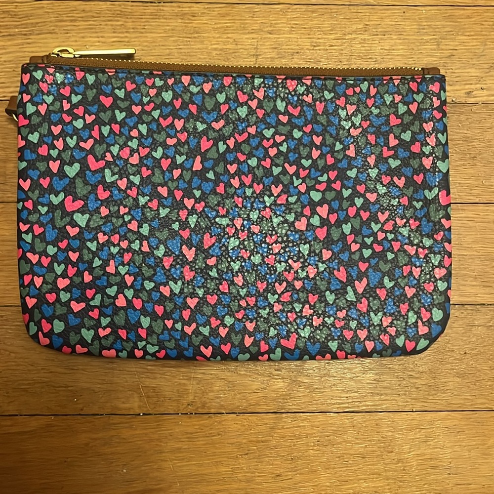 Fossil Heart Patterned Wristlet - image 2